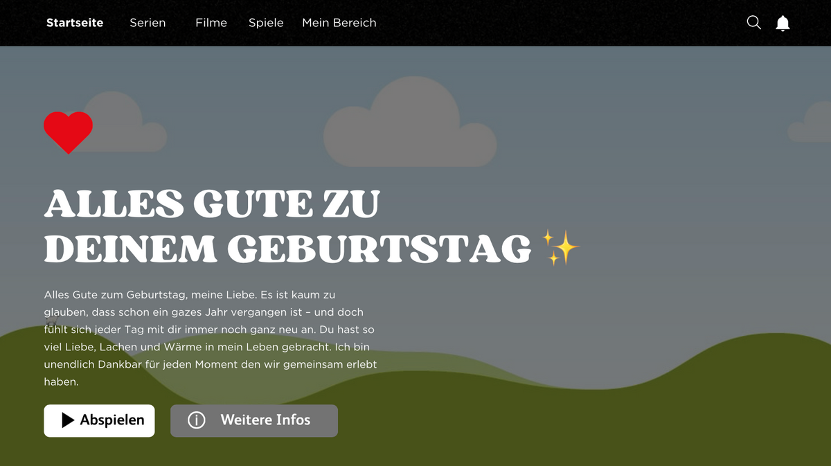 LovFlix – Dein persönlicher Film