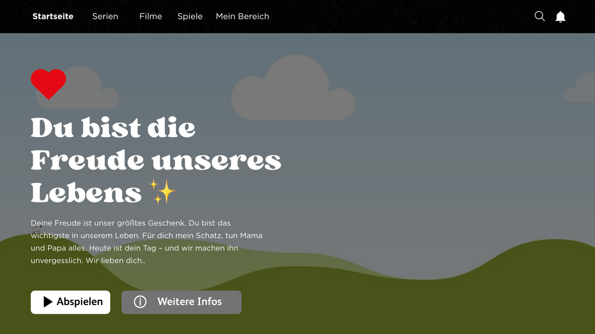 LovFlix – Dein persönlicher Film