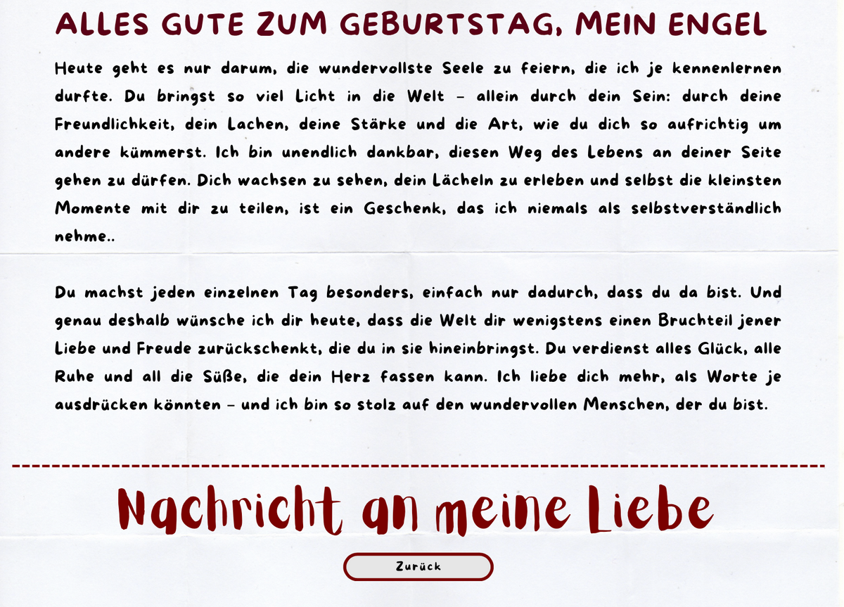 LovSite - Dein virtuelles Herzensgeschenk