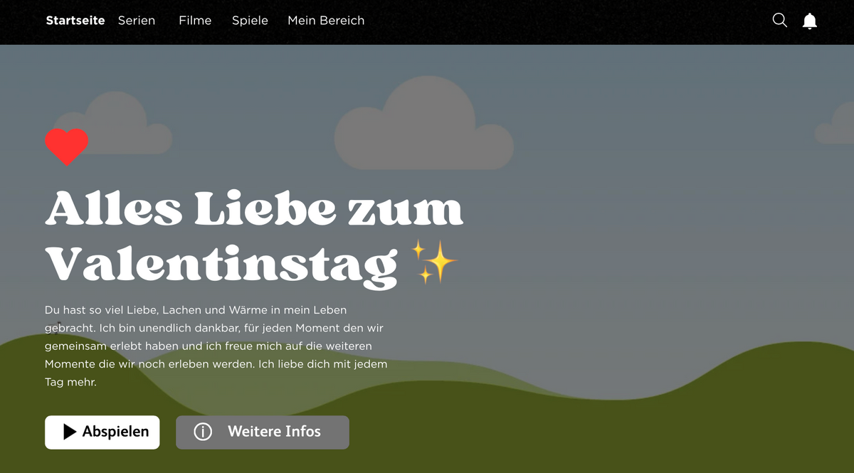LovFlix – Dein persönlicher Film